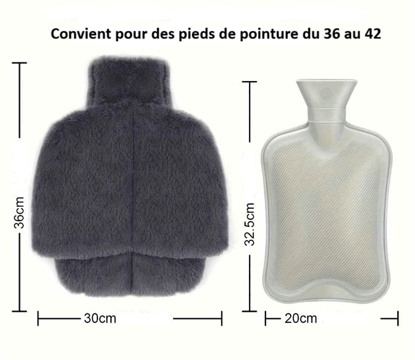 Bouillotte peluche | Relief'Feet - Mon Secret Bien - être