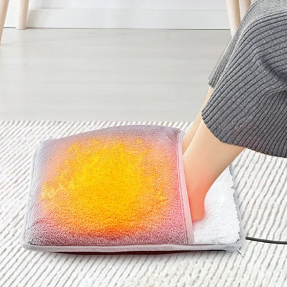 Chauffe pied montrant chaleur sur pieds