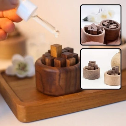 Diffuseur huile essentielle 2 coloris application gouttes huile essentielle