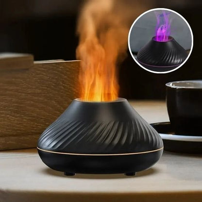 Diffuseur huile essentielle couleurs orange et violet