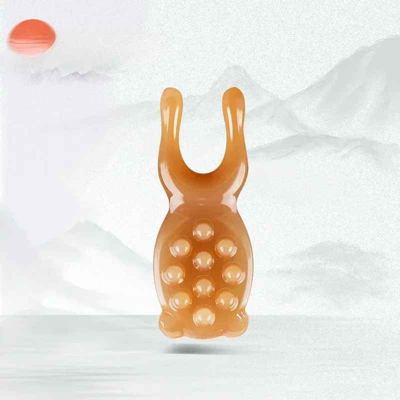 Gua Sha en Jade Naturel | SoinAncestral